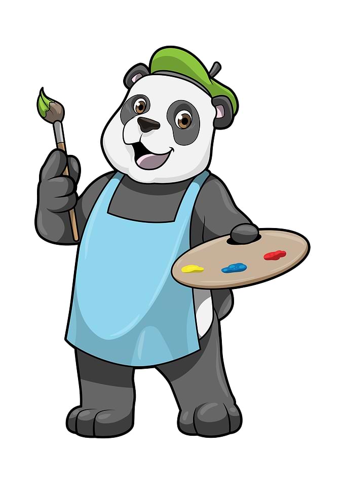 Panda Painter Brush