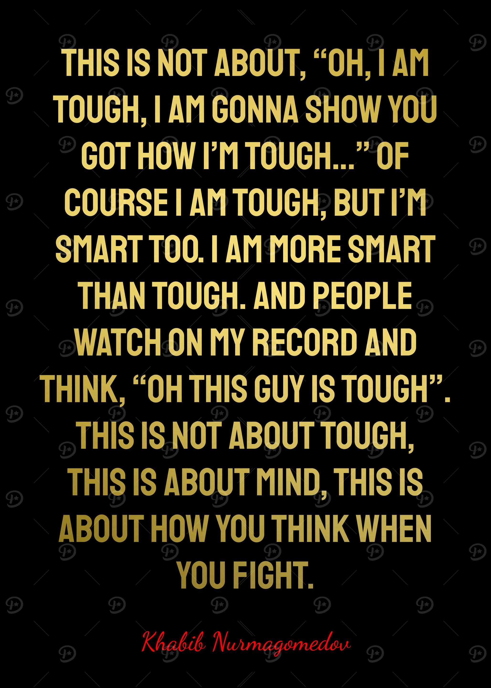 Khabib Nurmagomedov Quotes