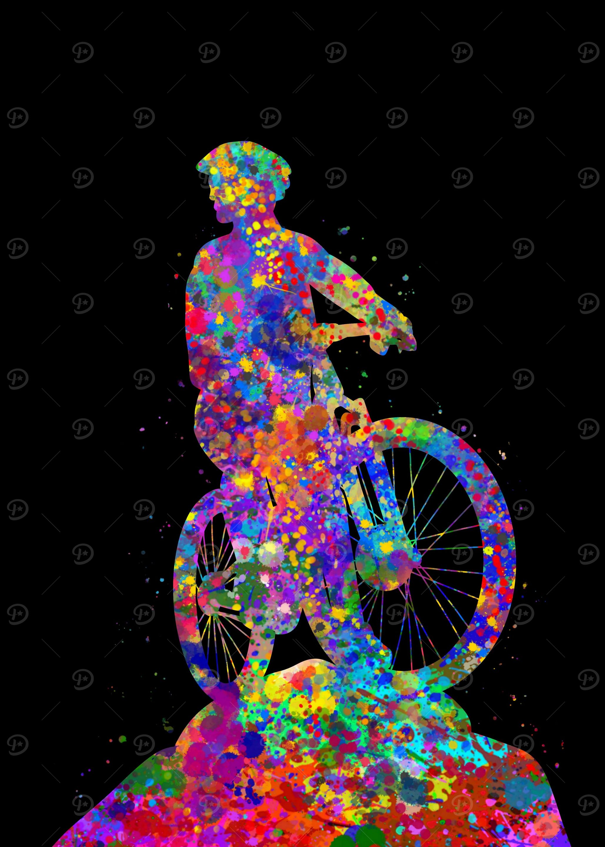 Mountain biker men