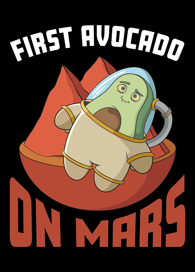 Avocado Mars Space Lover