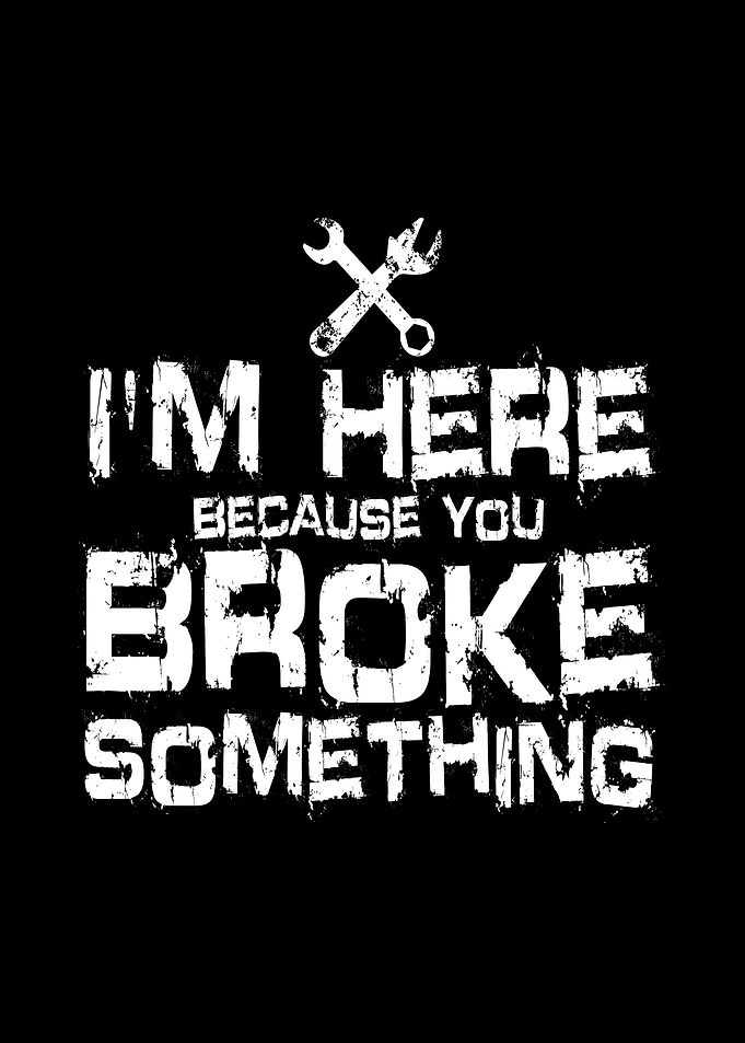 Here Because You Broke