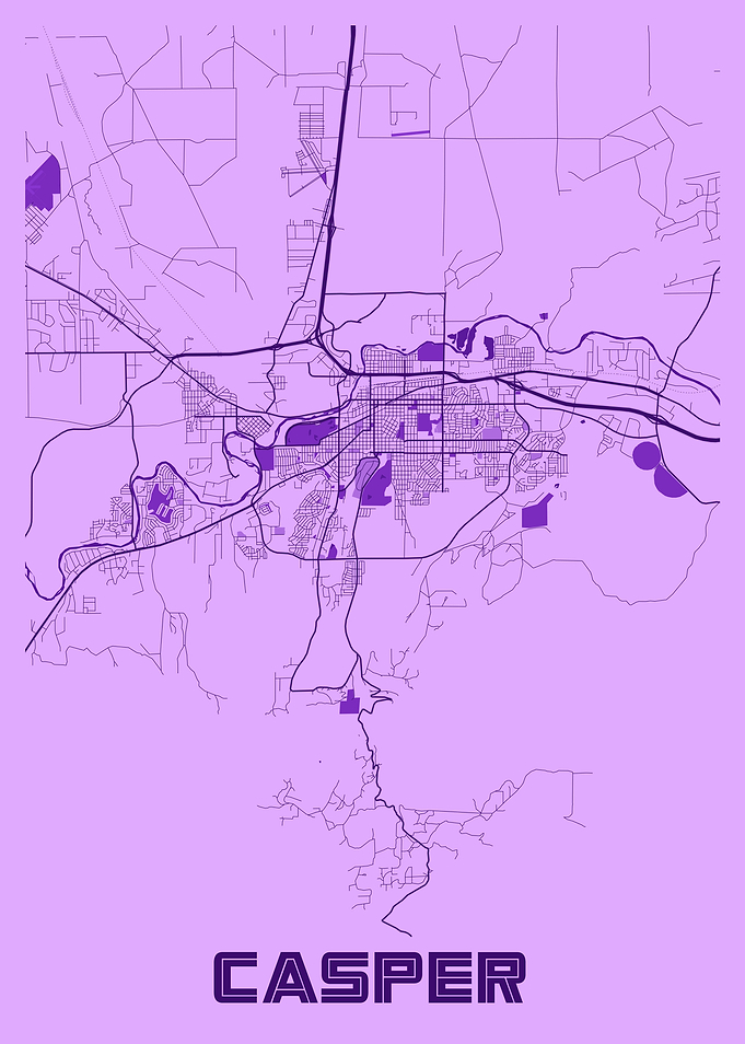 Casper Lavender Map