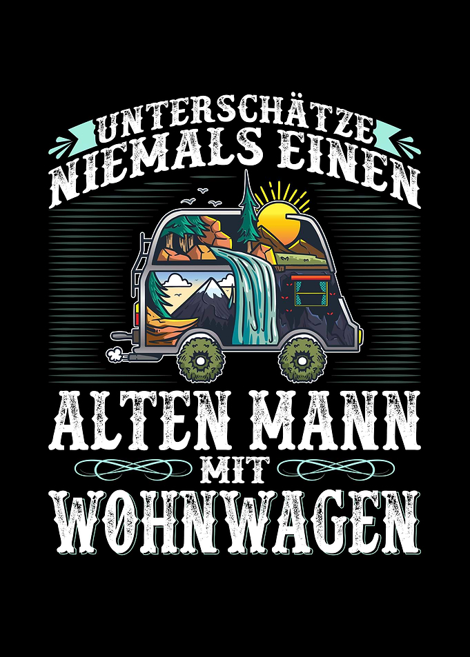 Mann Wohnwagen Camper