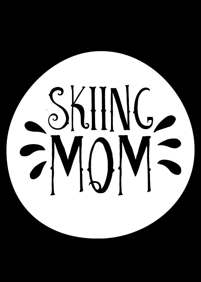 Skiing Mom