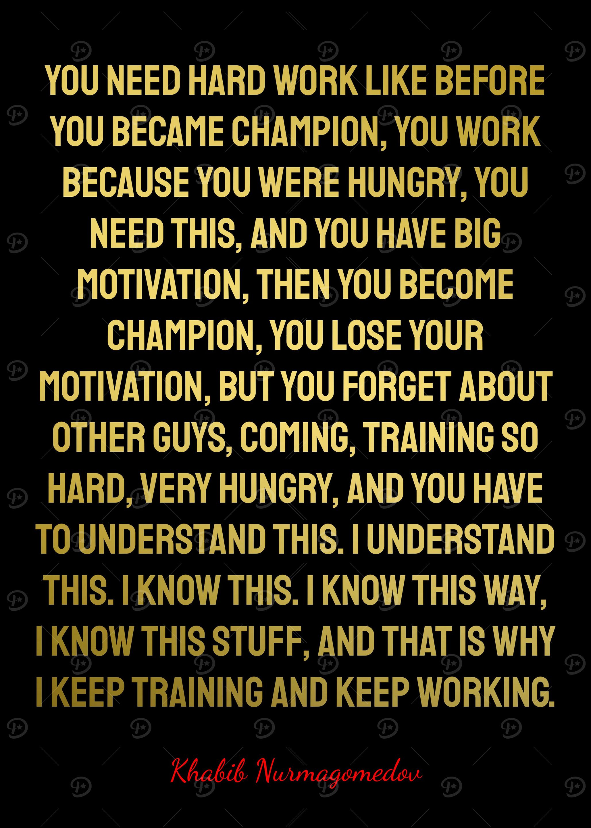 Khabib Nurmagomedov Quotes