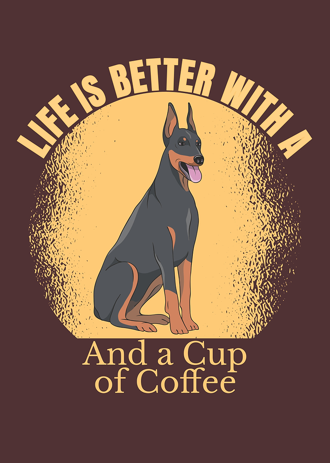 DOBERMAN AND COFFEE LIFE