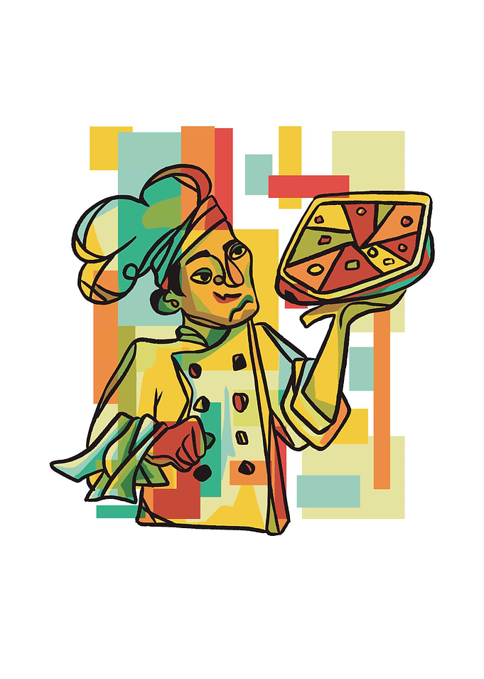 CUBIST PIZZA