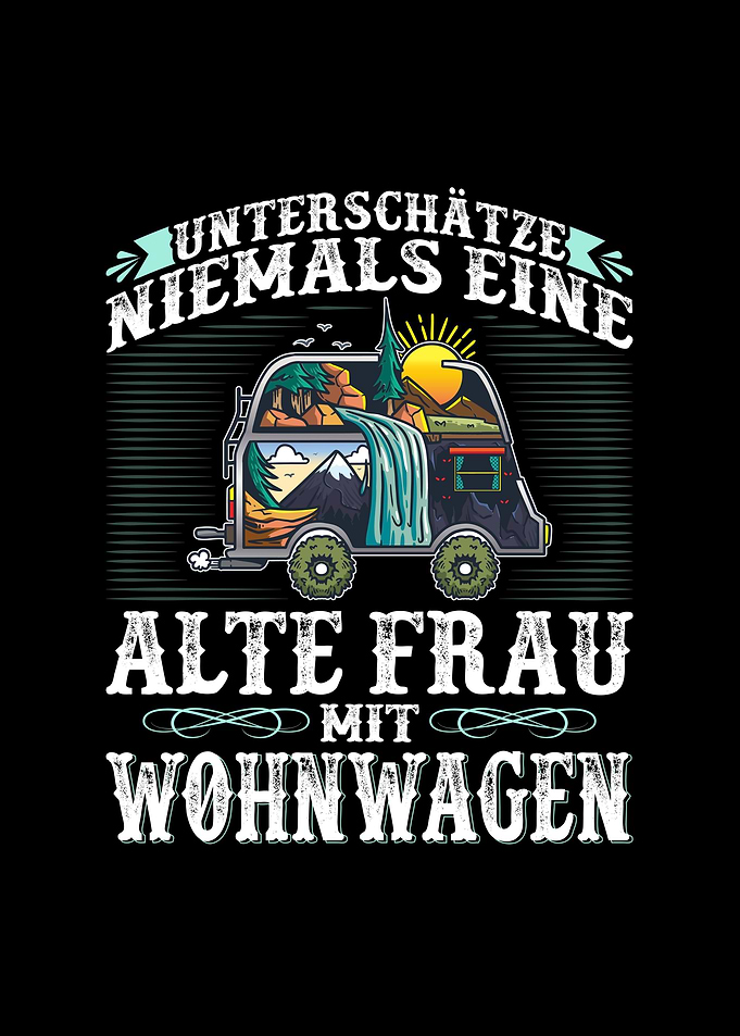 Frau Wohnwagen Camperin