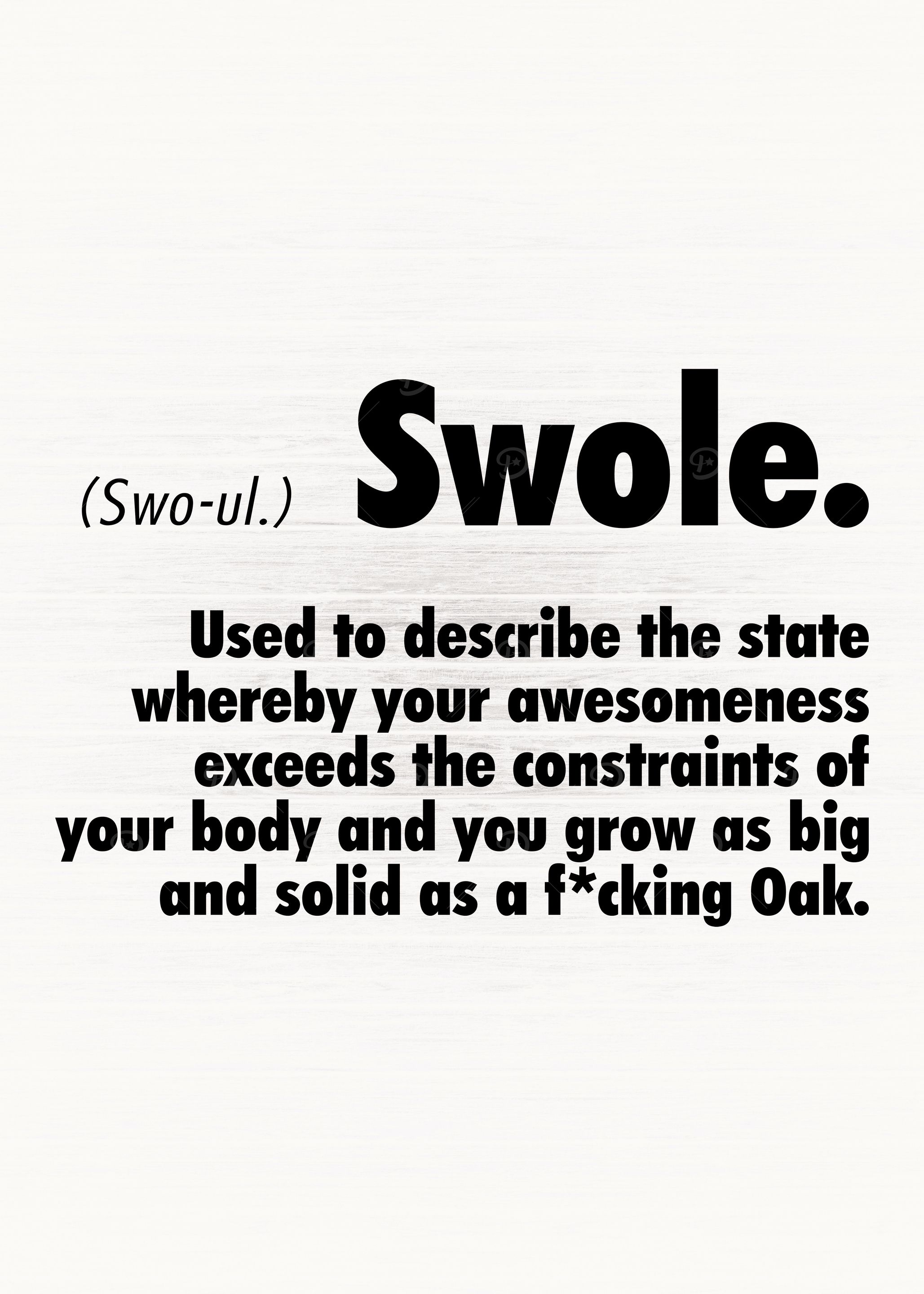 Swole Definition