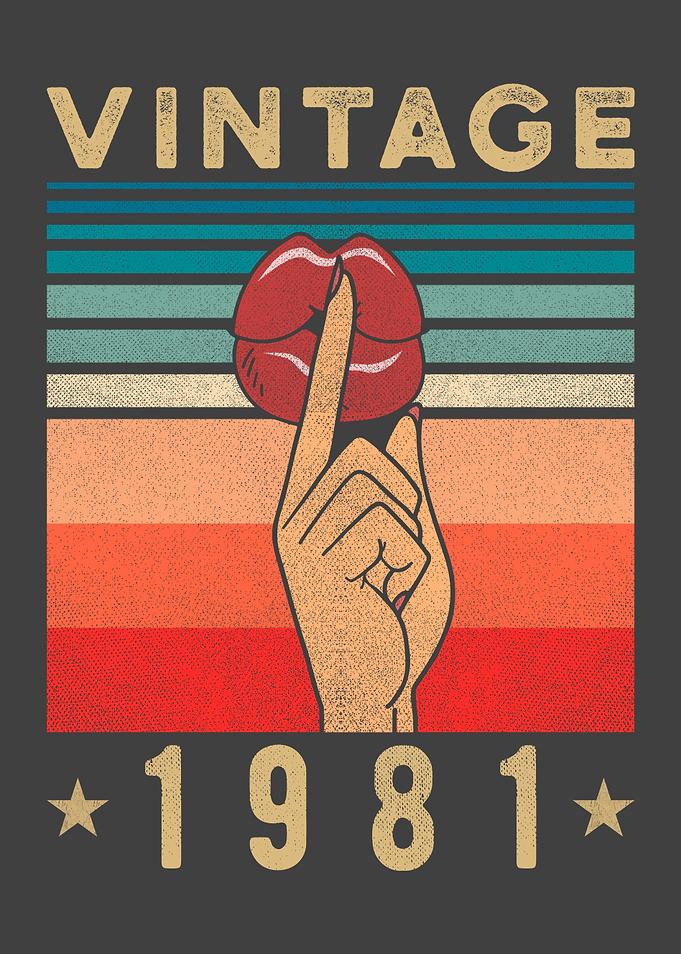 1981 Birthday Gift Retro
