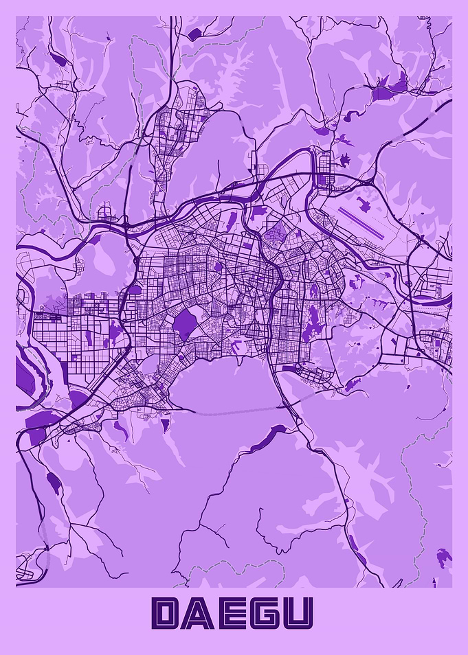Daegu Lavender Map