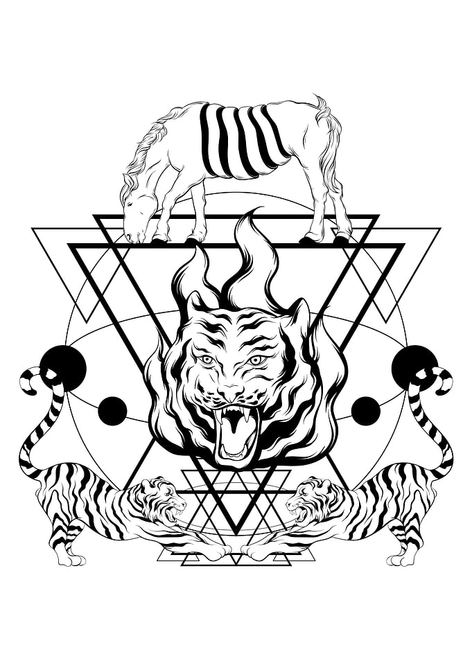 TIGER HORSE TRIANGLE
