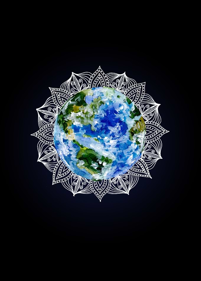 Planet Earth Mandala