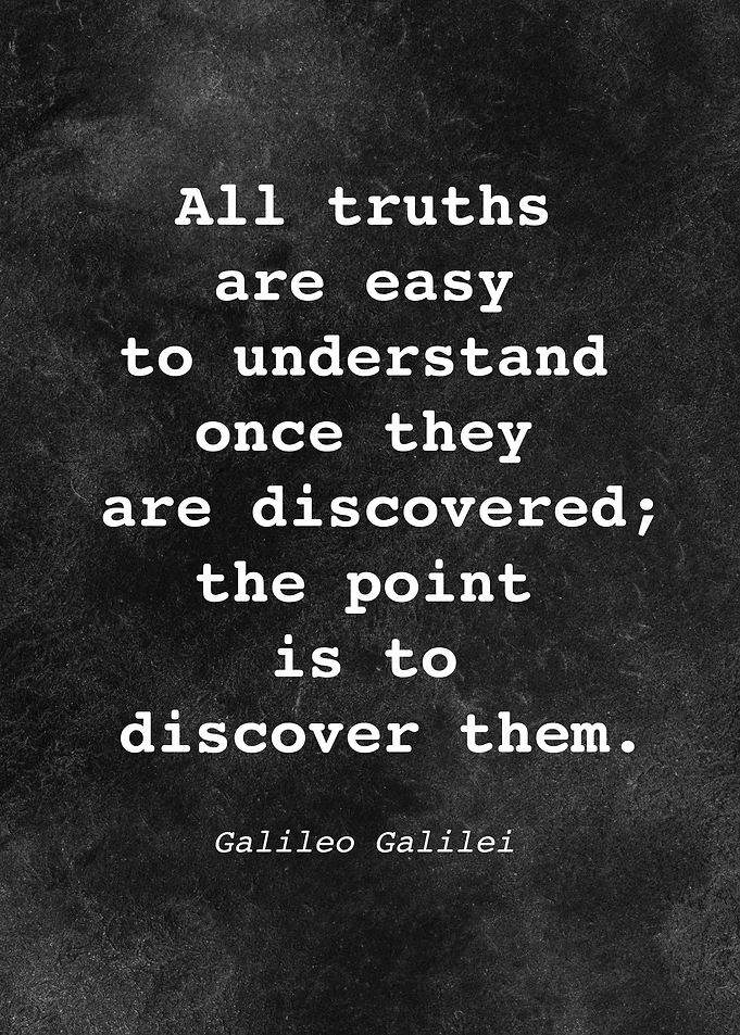 Galileo Galilei Quote D002