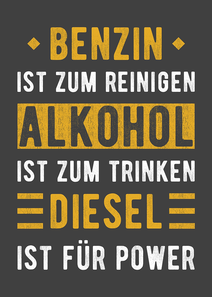Diesel Saying Gasoline Car