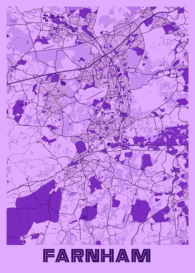 Farnham Lavender Map