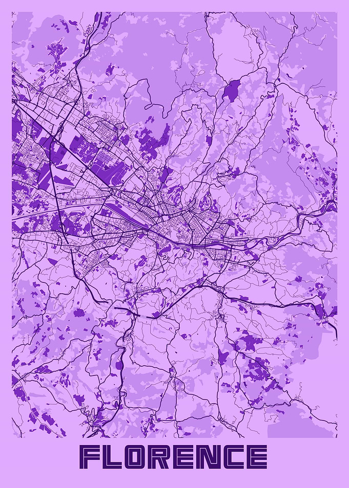 Florence Lavender Map