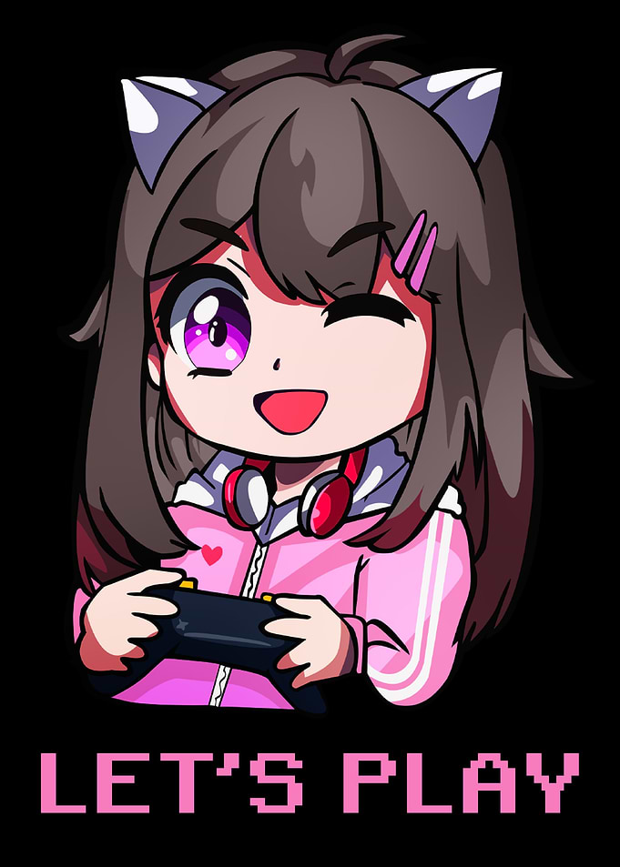 Anime lets play Games
