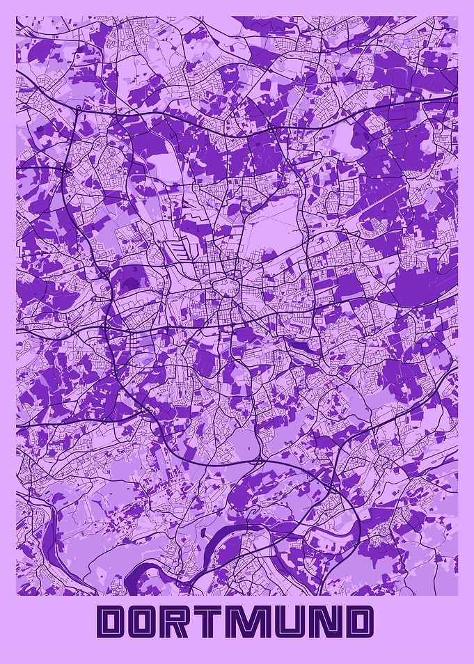 Dortmund Lavender Map