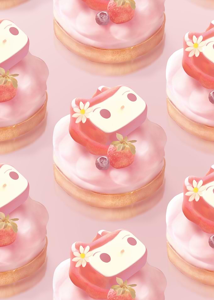 Strawberry Tart Pattern