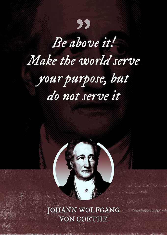 Be above it Make the