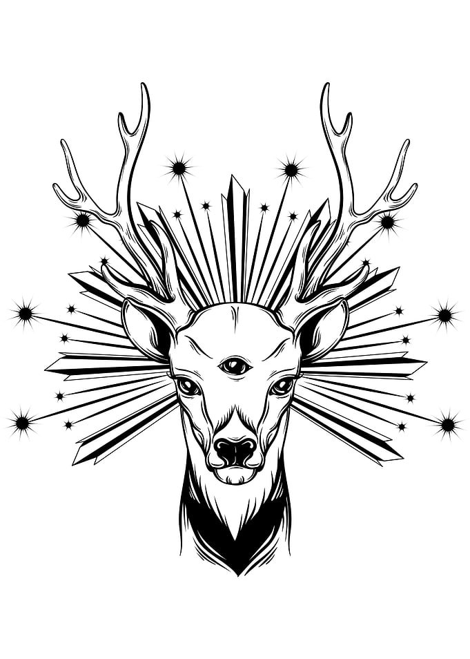 THIRD EYE DEER