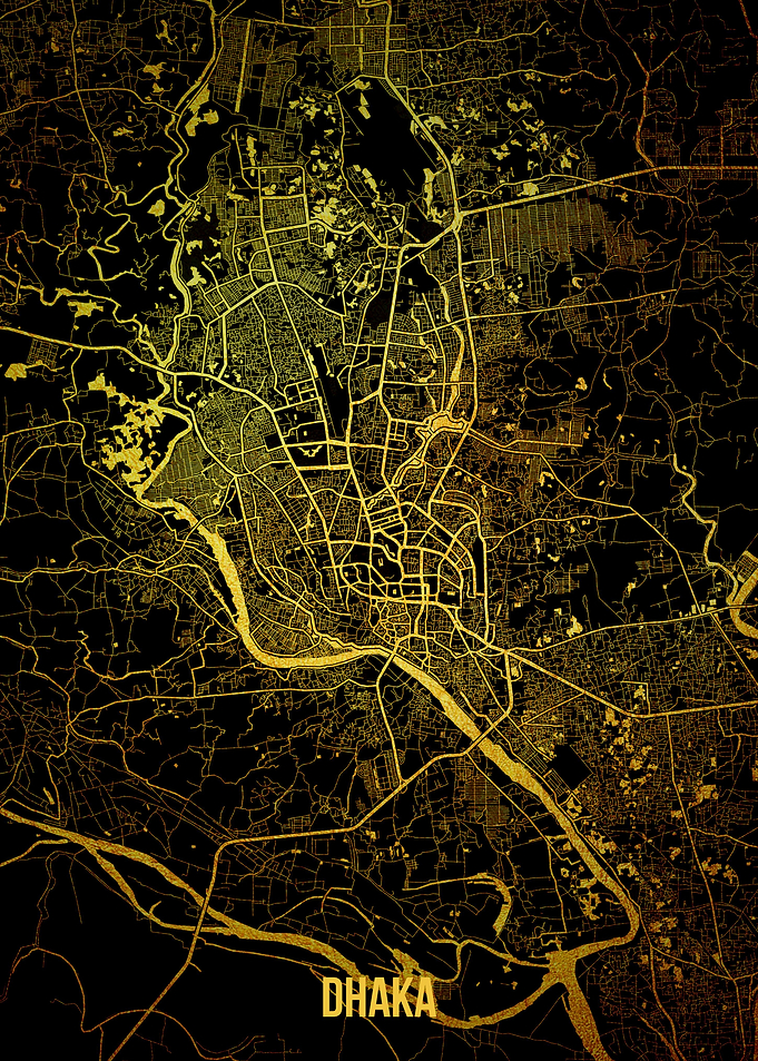 Dhaka gold map