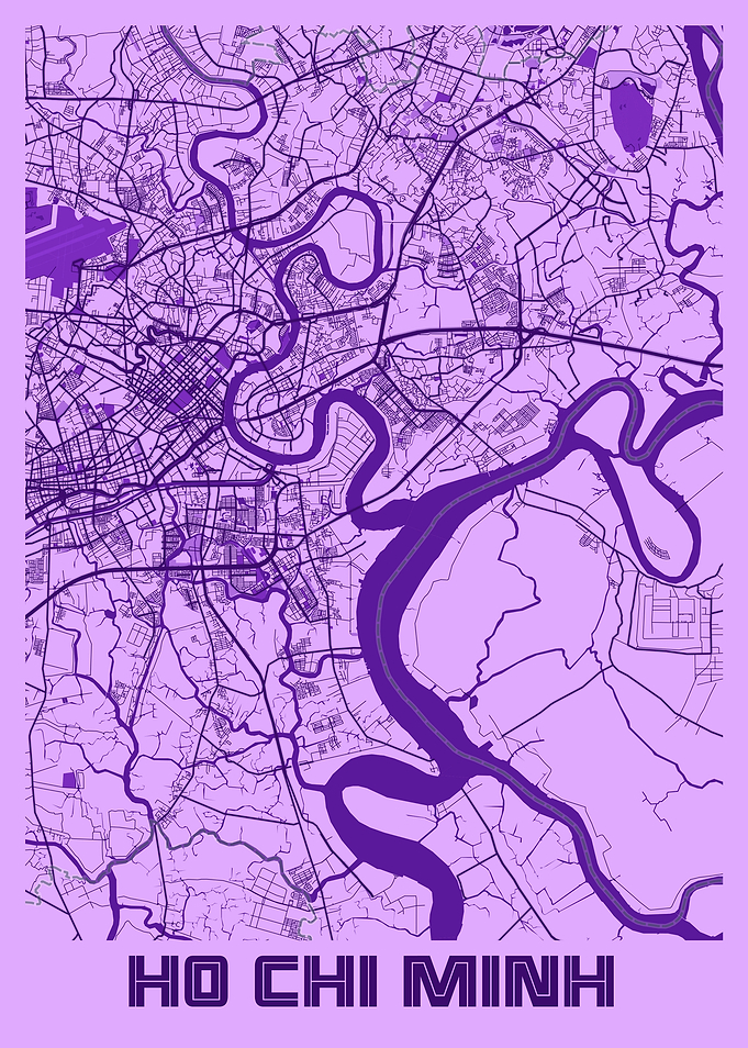 Ho Chi Minh Lavender Map