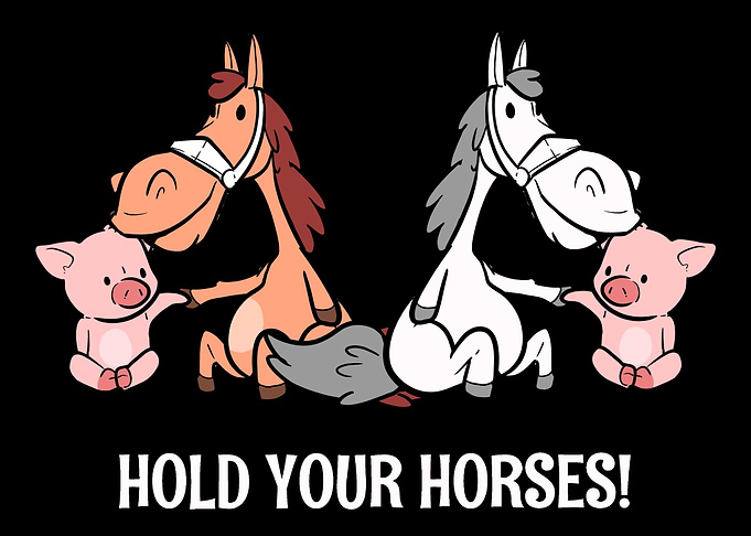 Hold Your Horses Pun Creat