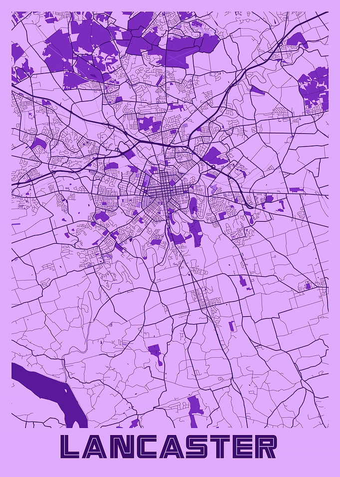 Lancaster Lavender Map