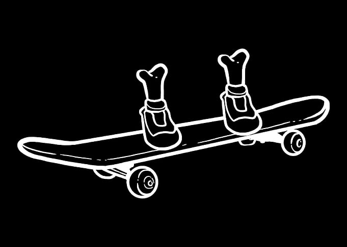 Skate Bones Skater or Boar
