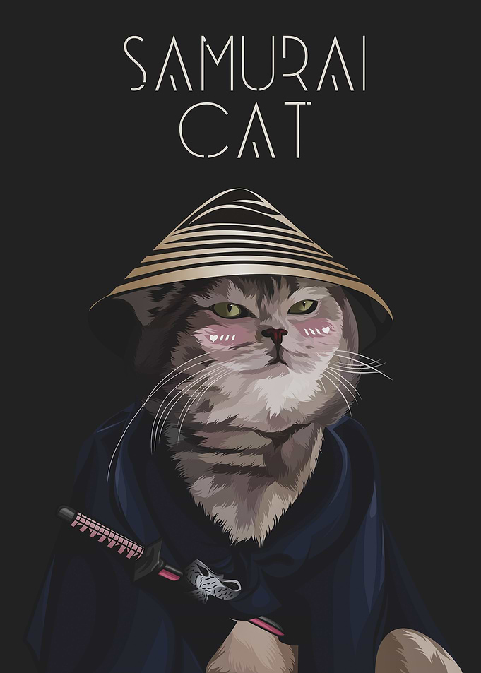 Samurai Cat