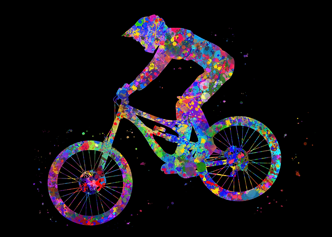 Downhill mountain biking