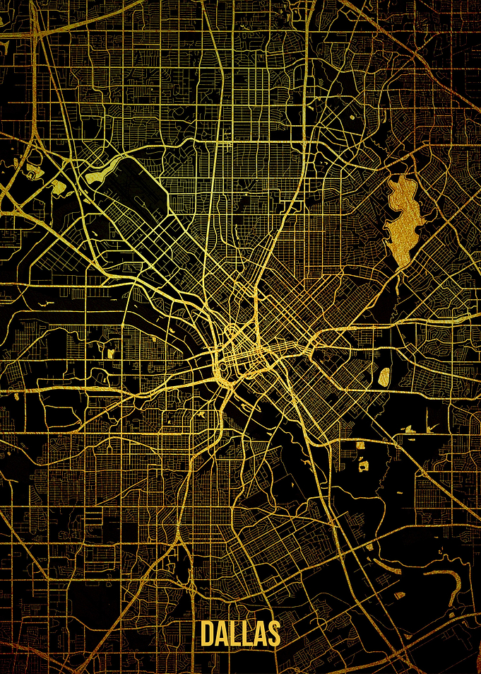 Dallas gold map