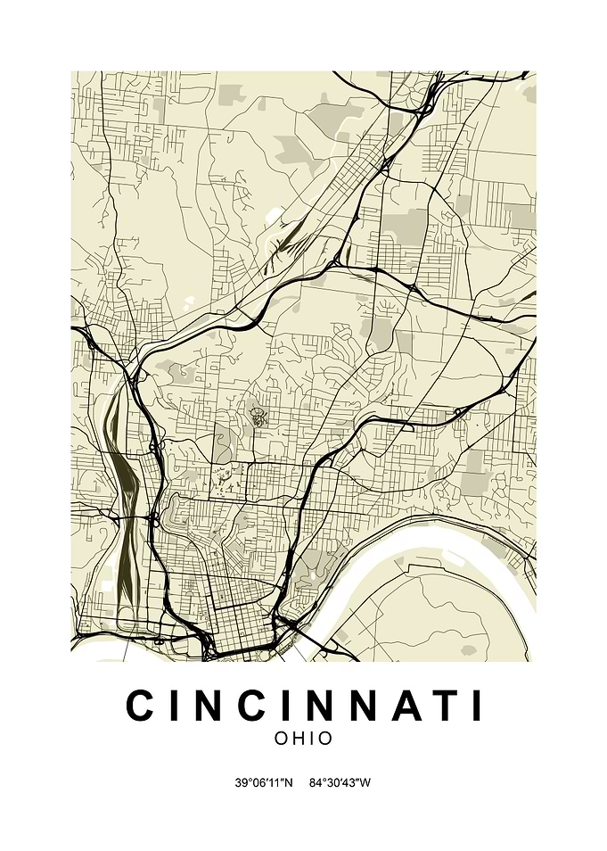 Cincinnati Classic Map