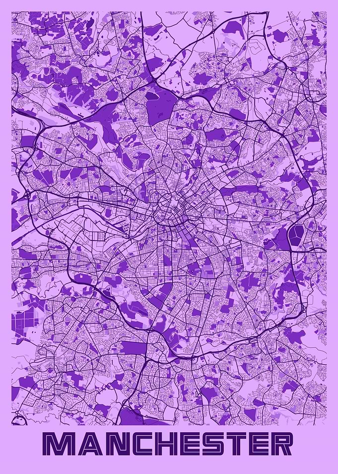 Manchester Lavender Map