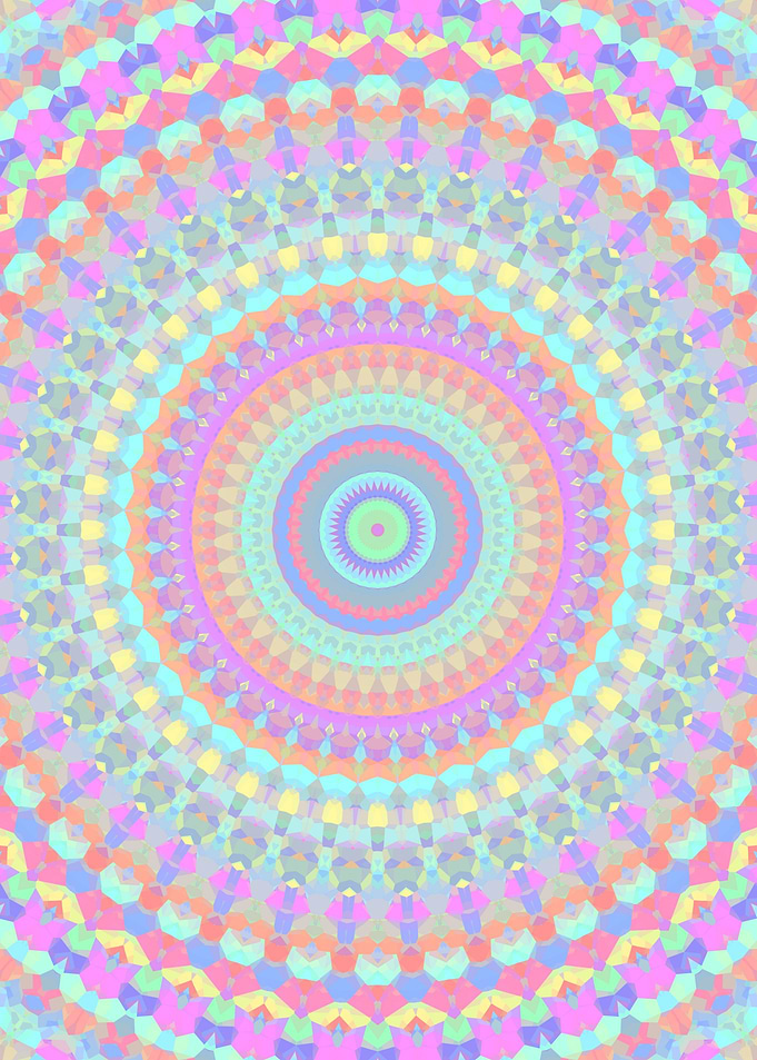 Pastel Boho Mandala