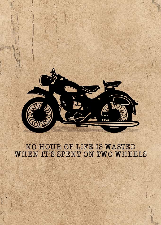 Motorcycle Rider Wall Art