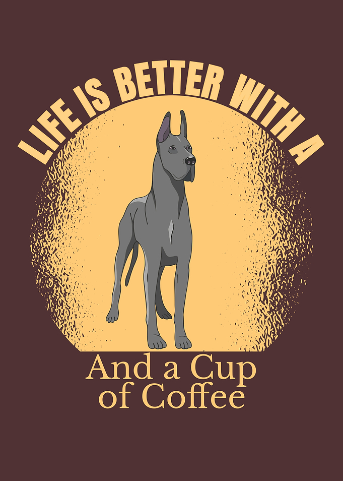 GREAT DANE AND COFFEE LIFE