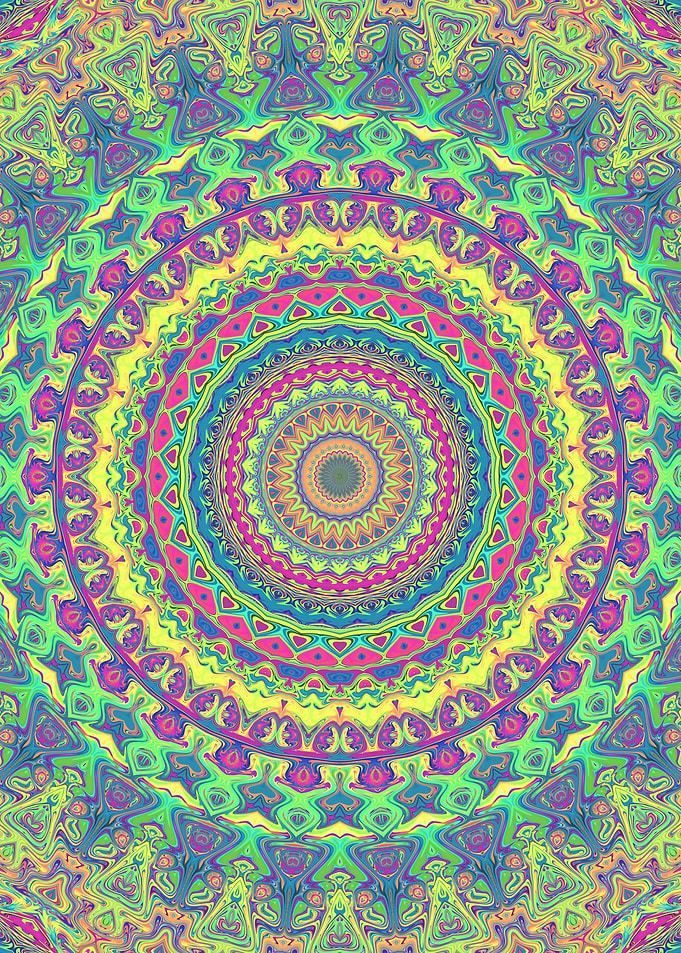 Retro Bohemian Mandala