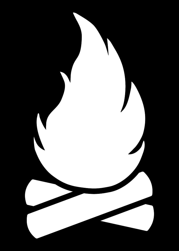 Camping campfire