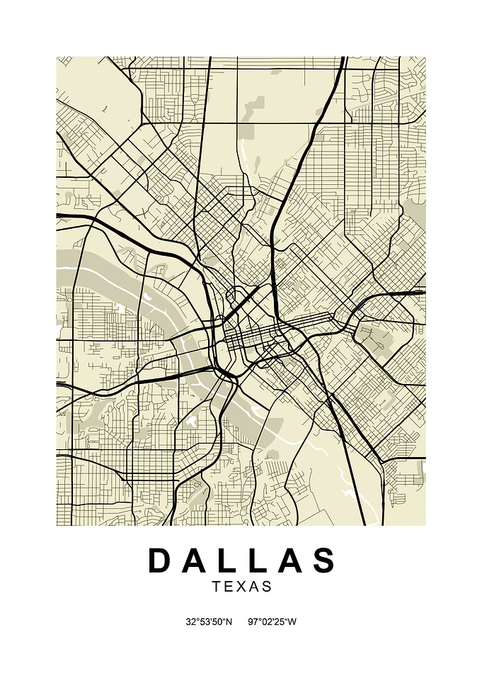 Dallas Street Map