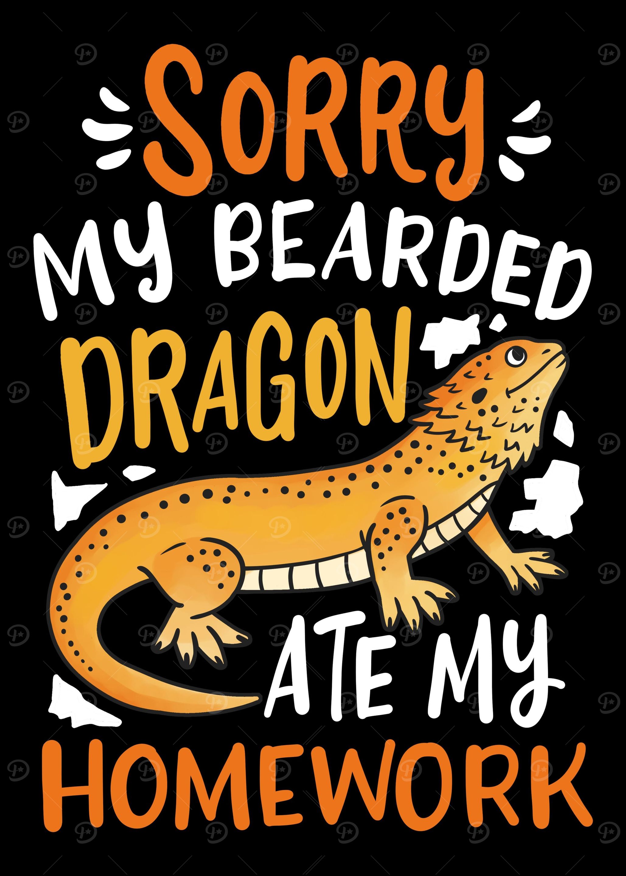 Bearded Dragon Back to Sch