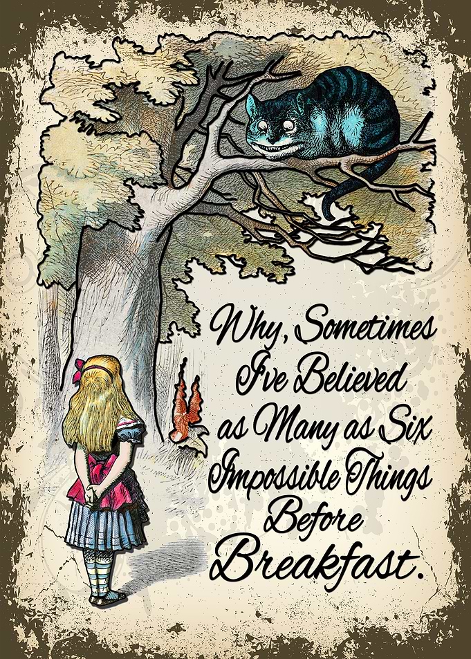 Alice and Cheshire Cat