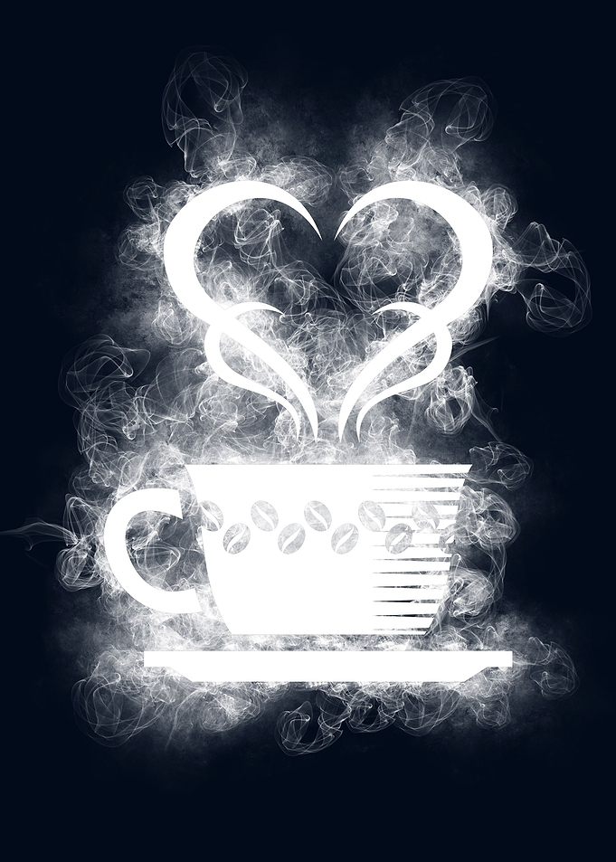 love coffee cafe smoky