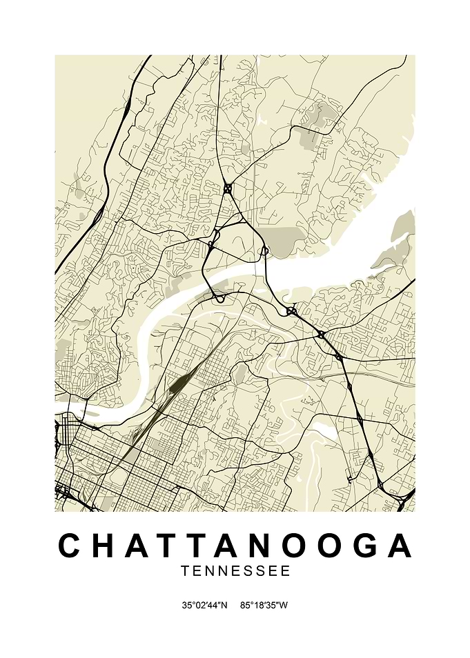 Chattanooga Classic Map