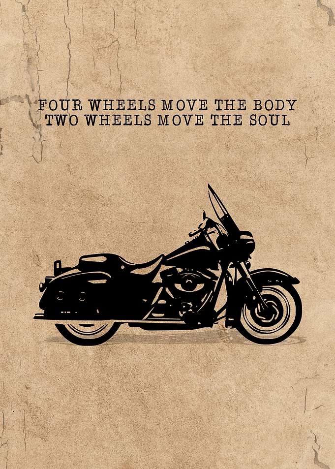 Motorcycle Rider Wall Art
