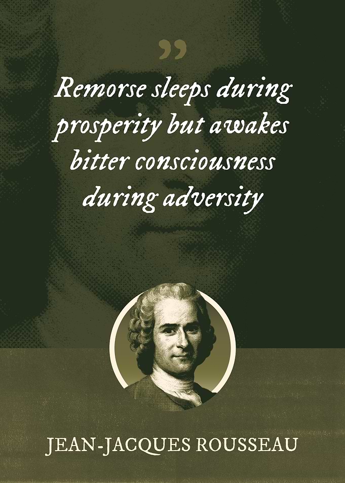 Remorse sleeps during