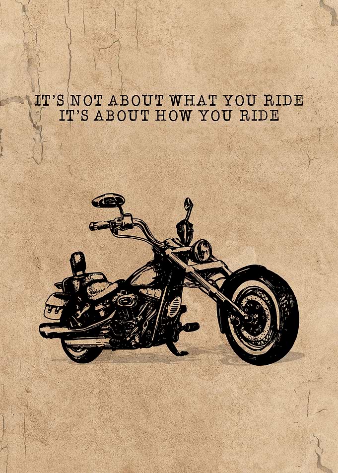 Motorcycle Rider Wall Art