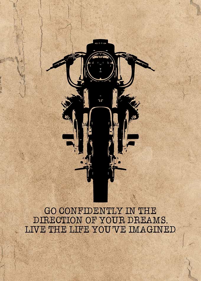 Motorcycle Rider Wall Art